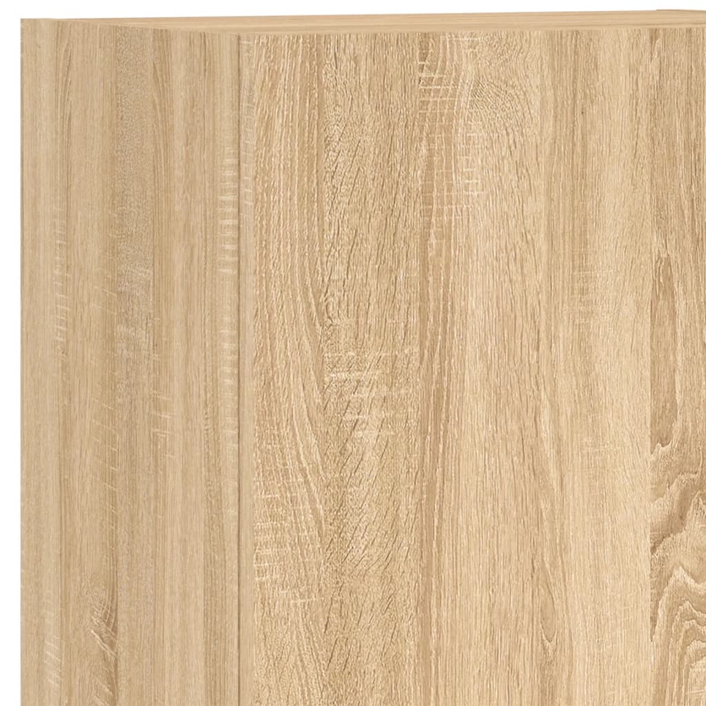 Meuble TV mural chêne sonoma 40,5x30x102 cm bois d'ingénierie - XIOS