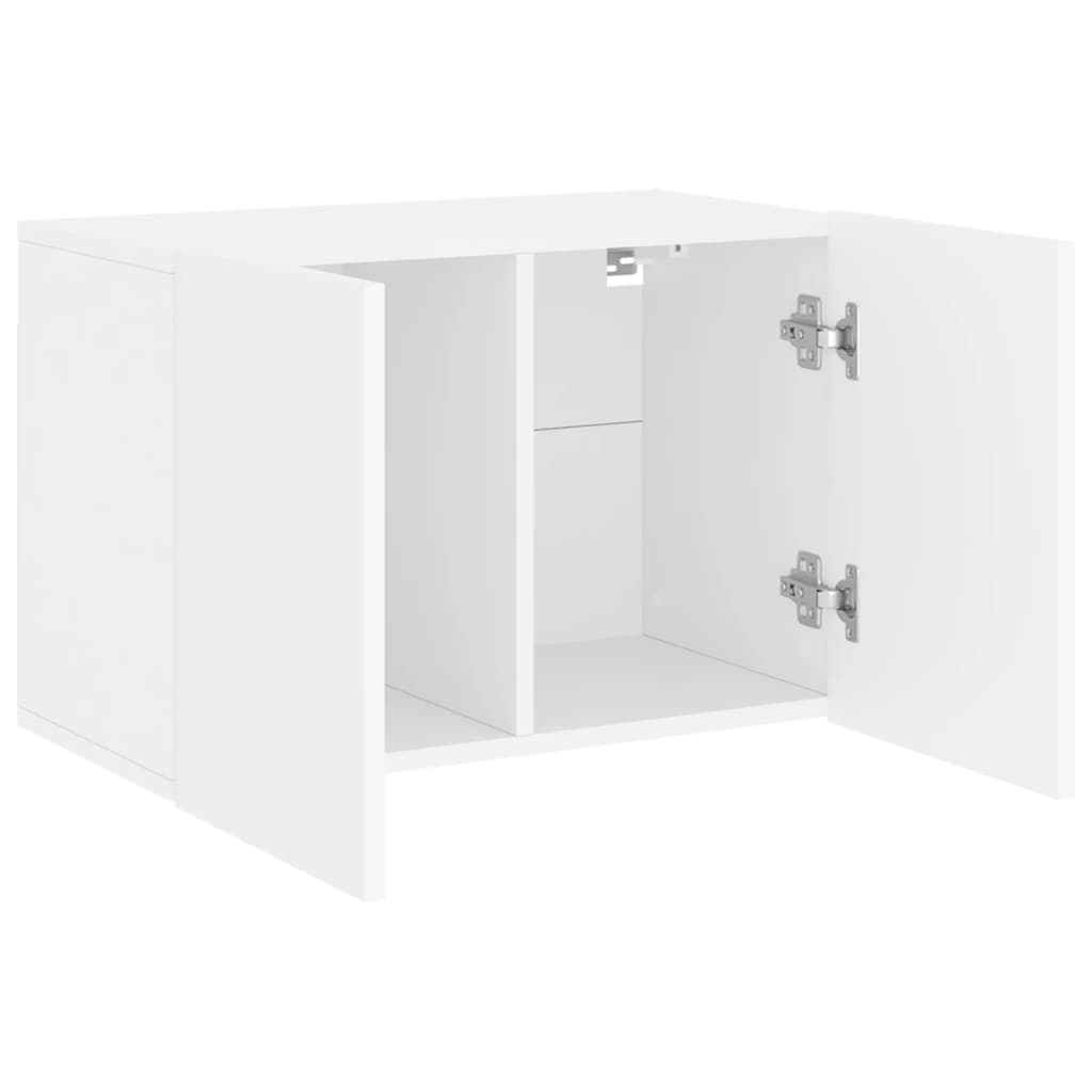 Meuble TV mural blanc 60x30x41 cm - XIOS