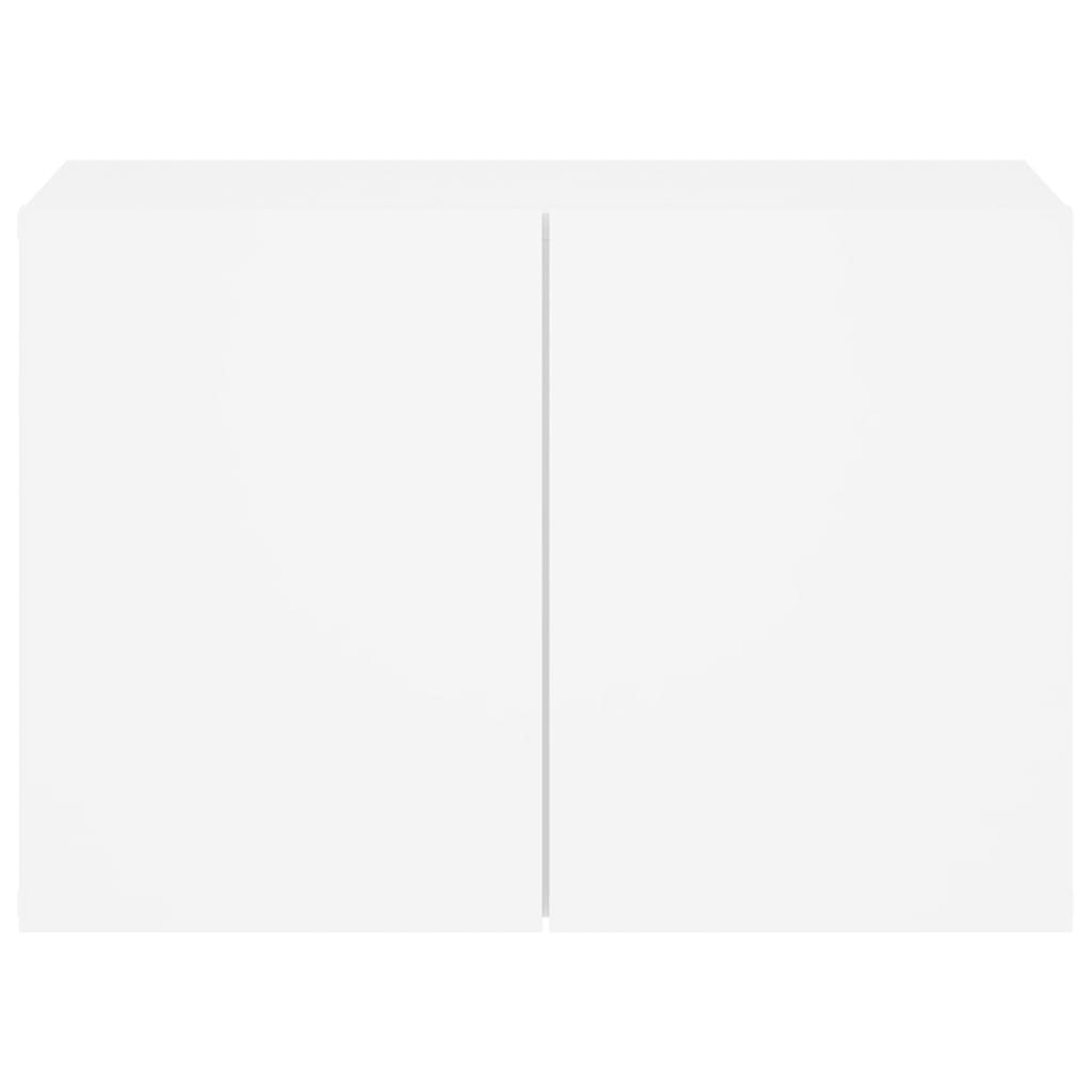 Meuble TV mural blanc 60x30x41 cm - XIOS