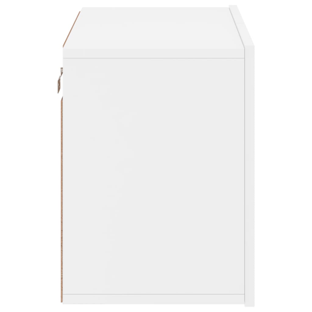 Meuble TV mural blanc 60x30x41 cm - XIOS
