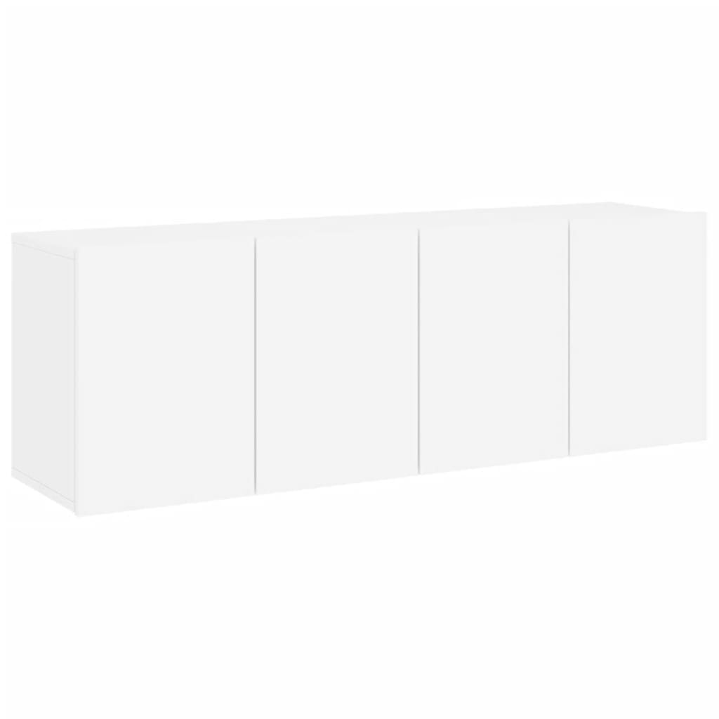 Meubles TV muraux 2 pcs blanc 60x30x41 cm - XIOS