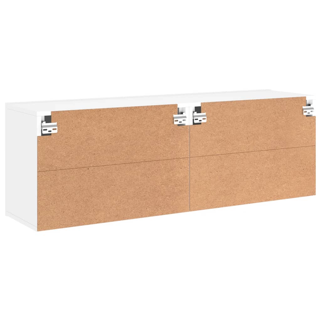 Meubles TV muraux 2 pcs blanc 60x30x41 cm - XIOS