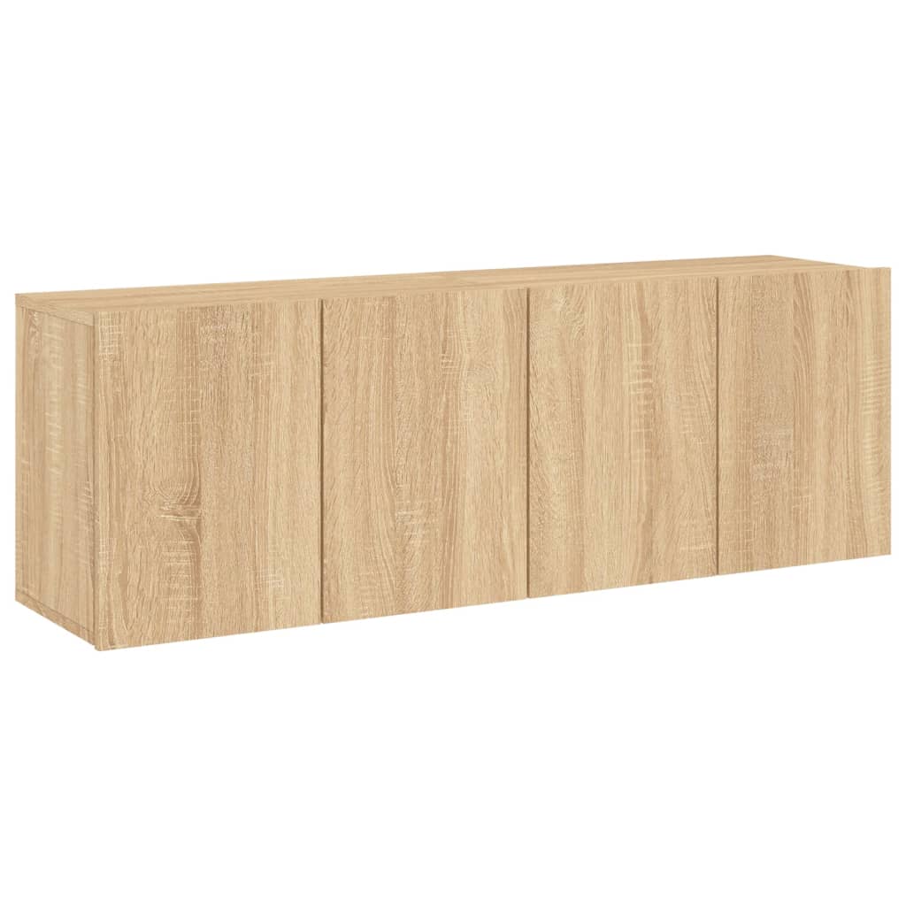 Meubles TV muraux 2 pcs chêne sonoma 60x30x41 cm Meubles TV vidaXL