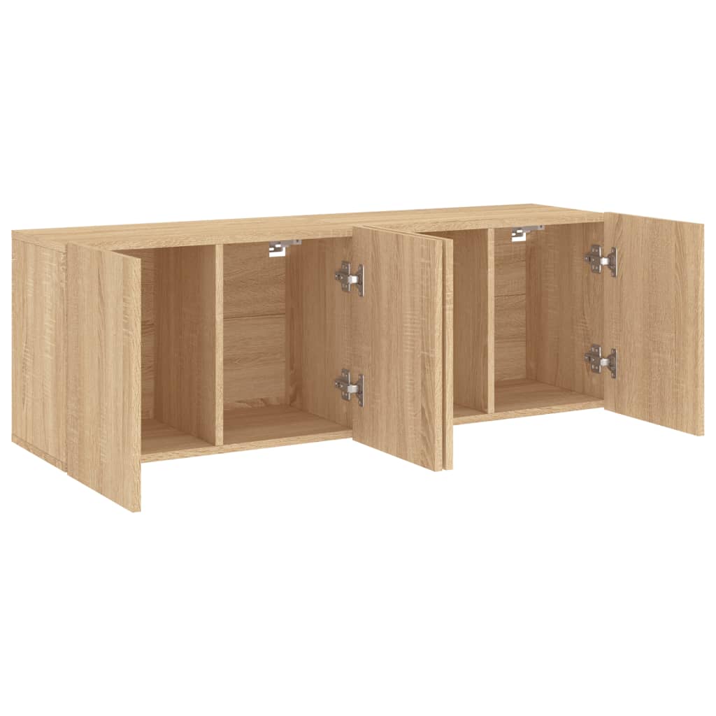 Meubles TV muraux 2 pcs chêne sonoma 60x30x41 cm - XIOS