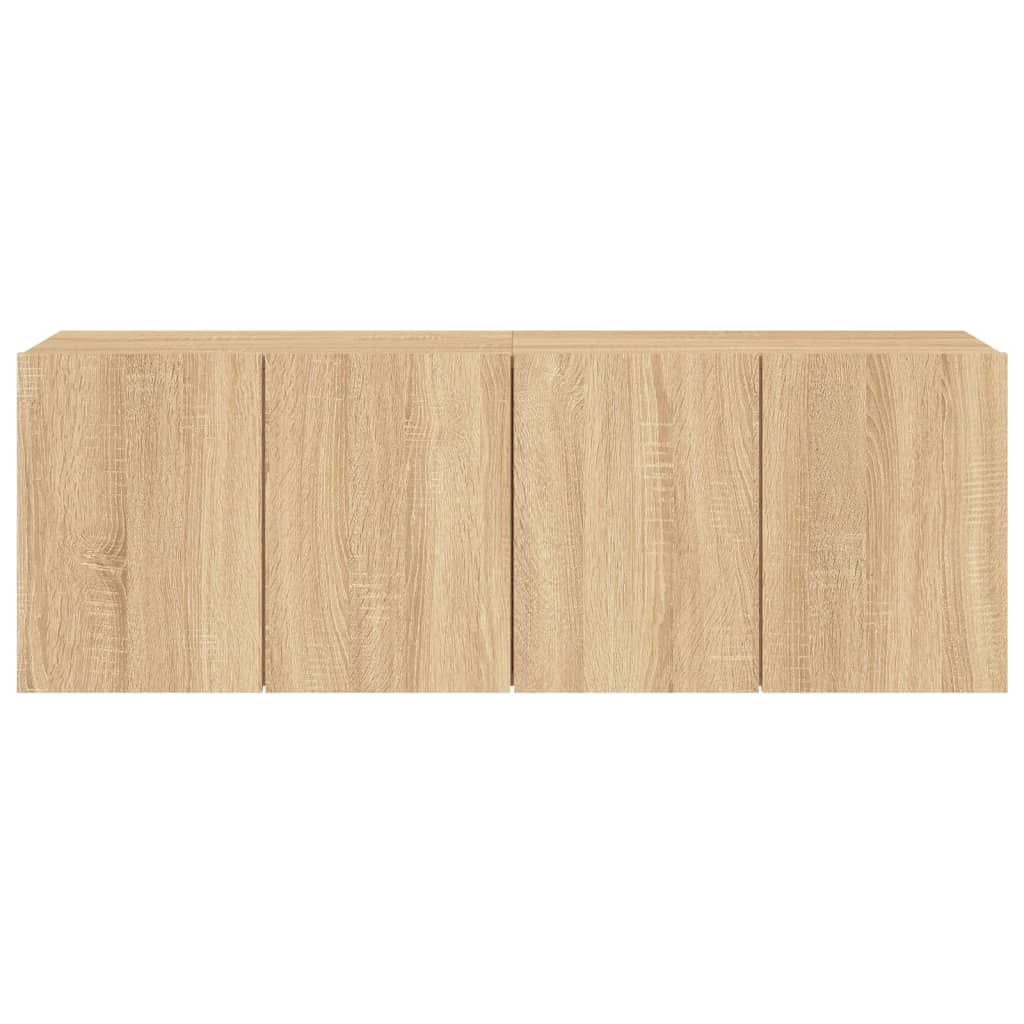 Meubles TV muraux 2 pcs chêne sonoma 60x30x41 cm - XIOS