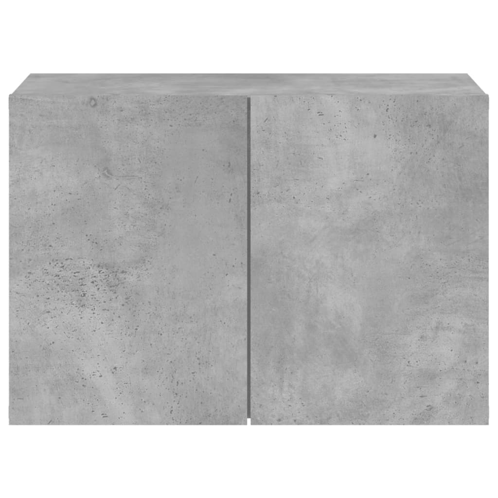 Meuble TV mural gris béton 60x30x41 cm - XIOS