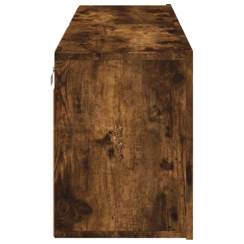 Meubles TV muraux 2 pcs chêne fumé 60x30x41 cm - XIOS