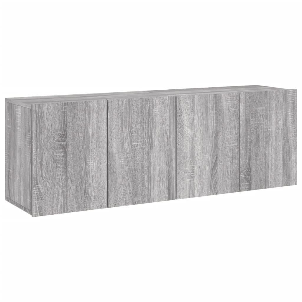 Meubles TV muraux 2 pcs sonoma gris 60x30x41 cm - XIOS