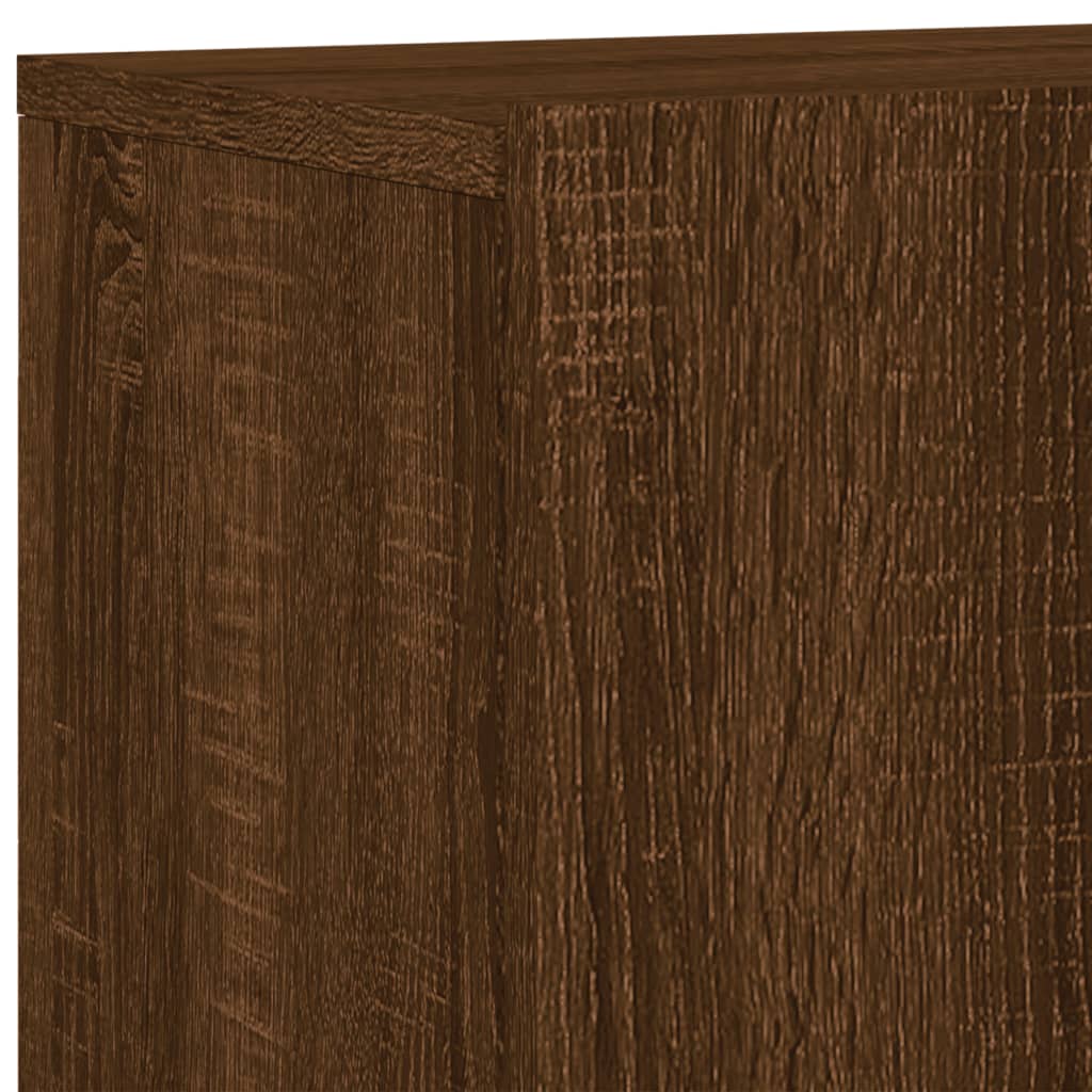 Meuble TV mural chêne marron 60x30x41 cm - XIOS
