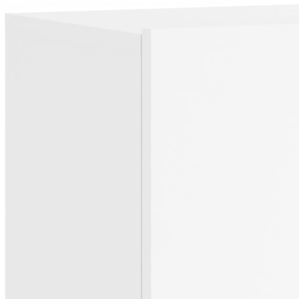 Meuble TV mural blanc 80x30x41 cm - XIOS