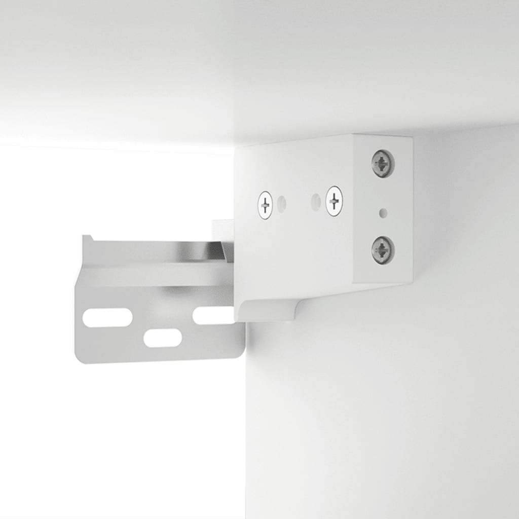 Meuble TV mural blanc 80x30x41 cm - XIOS