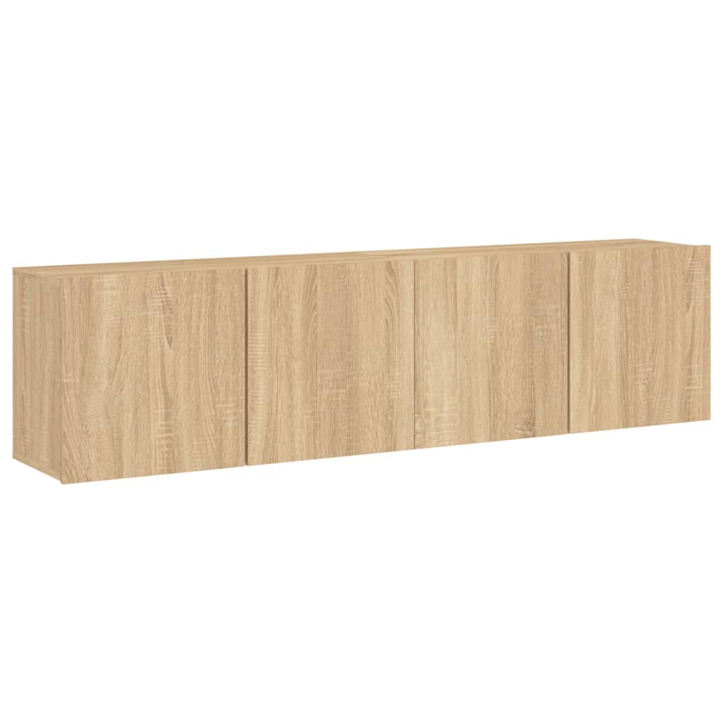 Meubles TV muraux 2 pcs chêne sonoma 80x30x41 cm - XIOS