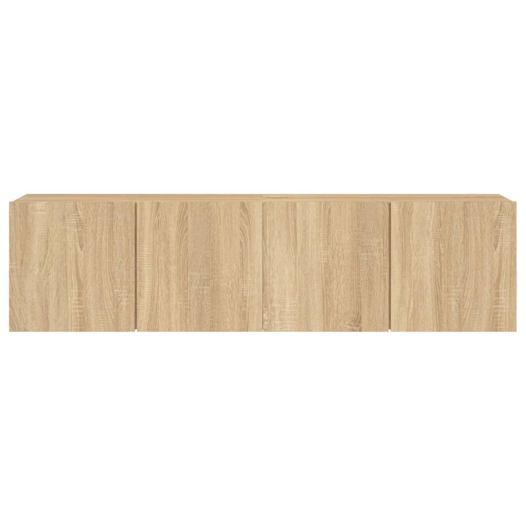 Meubles TV muraux 2 pcs chêne sonoma 80x30x41 cm - XIOS