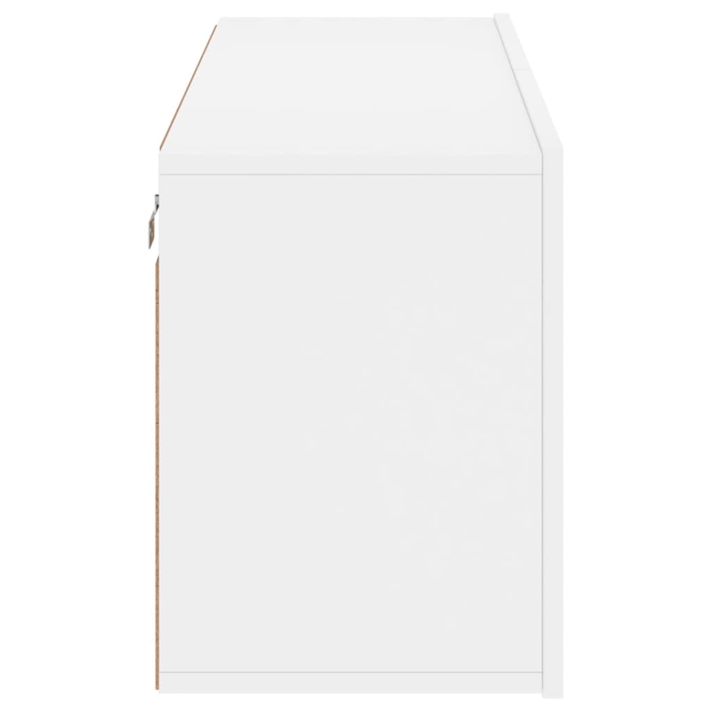 Meuble TV mural blanc 100x30x41 cm - XIOS