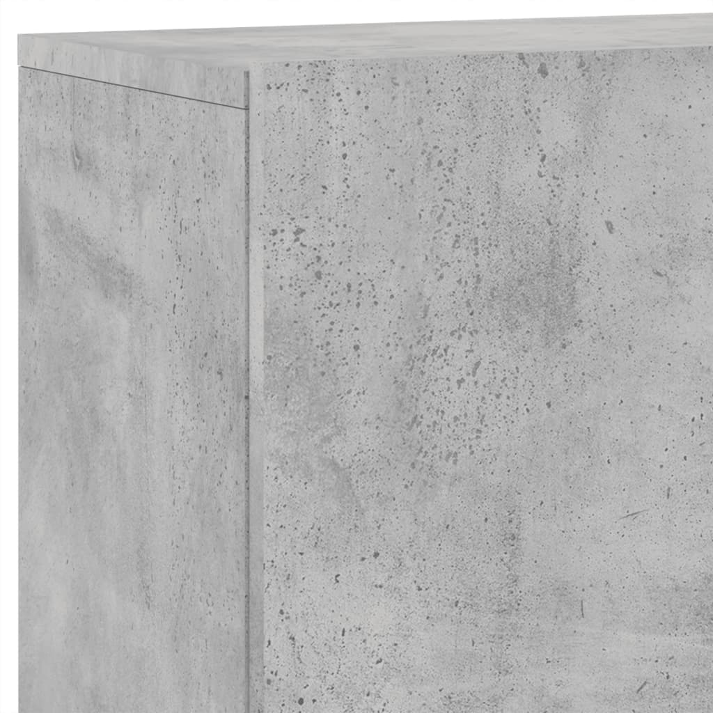 Meuble TV mural gris béton 100x30x41 cm - XIOS