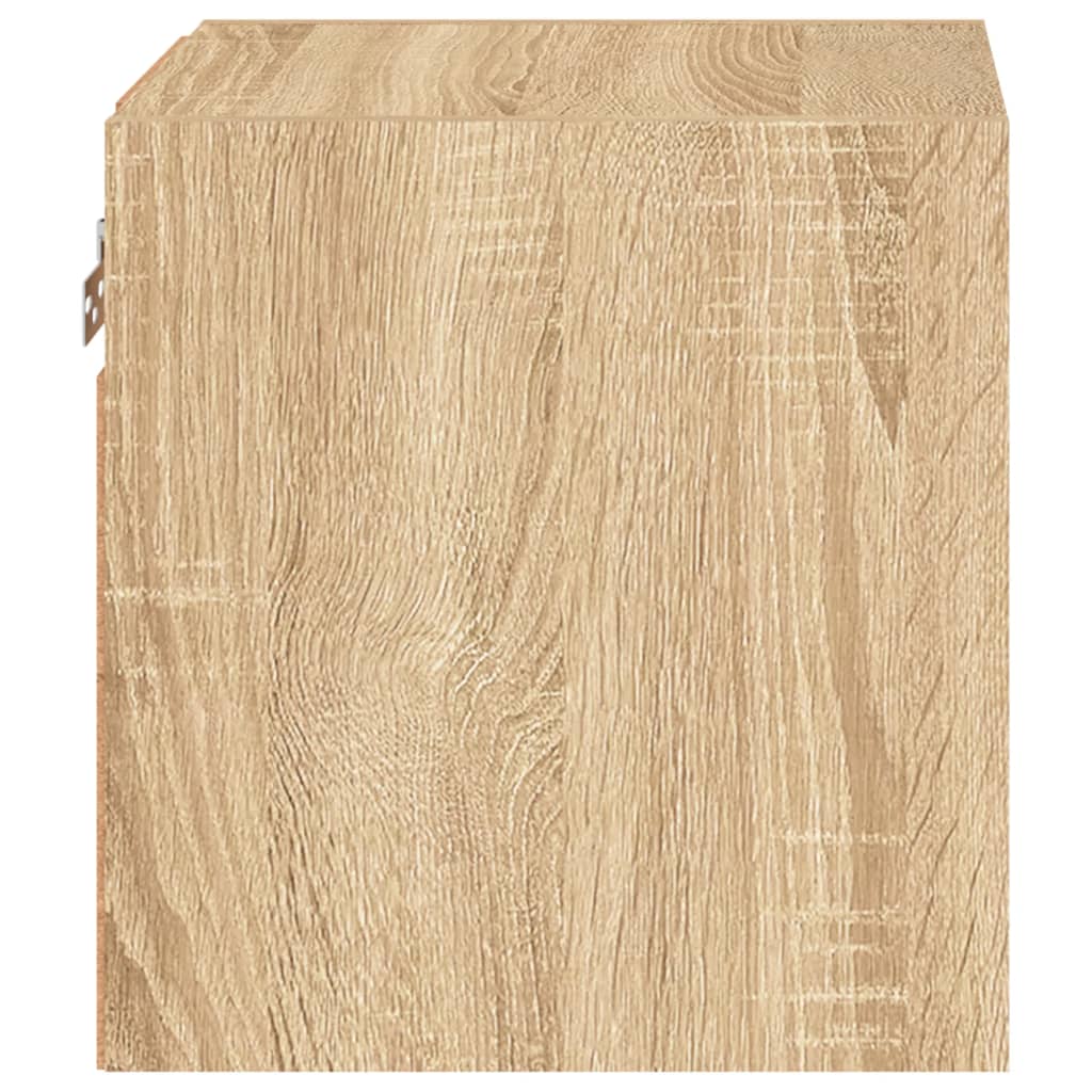 Meuble TV mural avec lumières LED chêne sonoma 30x28,5x30 cm - XIOS