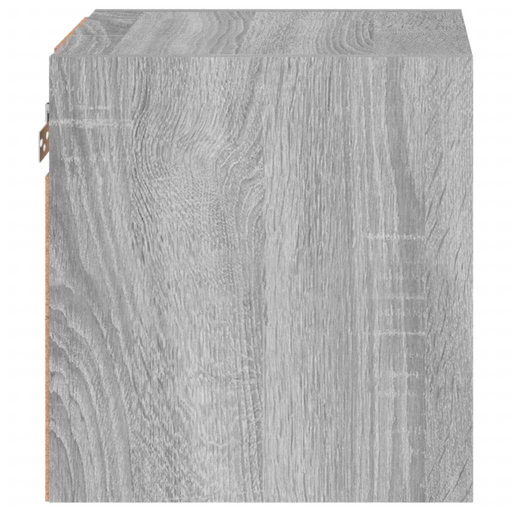 Meuble TV mural avec lumières LED sonoma gris 30x28,5x30 cm - XIOS