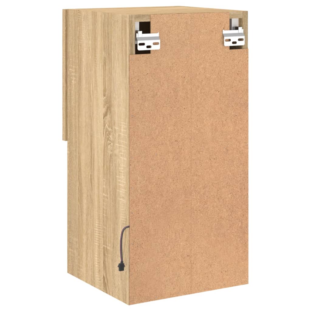 Meubles TV avec lumières LED 2 pcs chêne sonoma 30,5x30x60 cm - XIOS