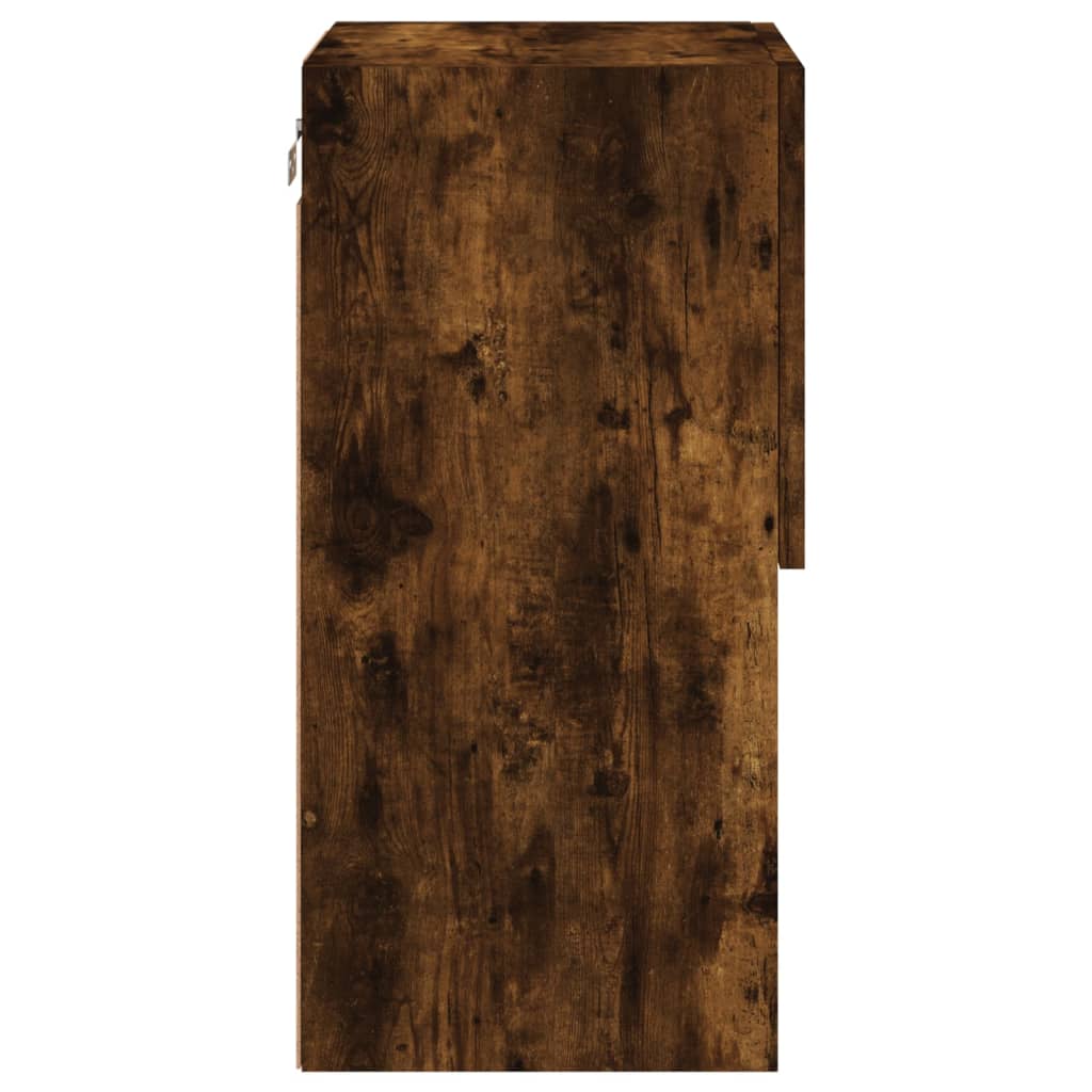 Meubles TV avec lumières LED 2 pcs chêne fumé 30,5x30x60 cm - XIOS