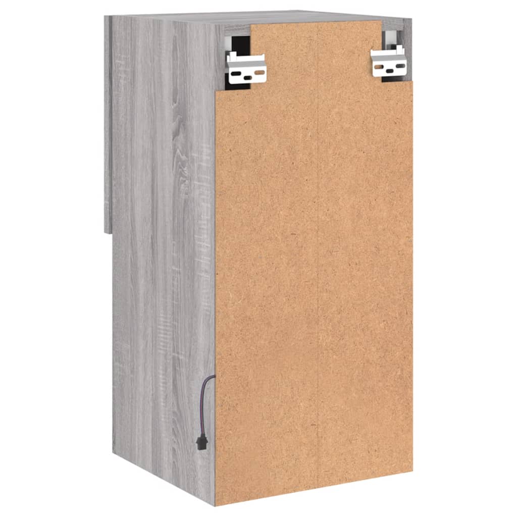 Meuble TV avec lumières LED sonoma gris 30,5x30x60 cm - XIOS