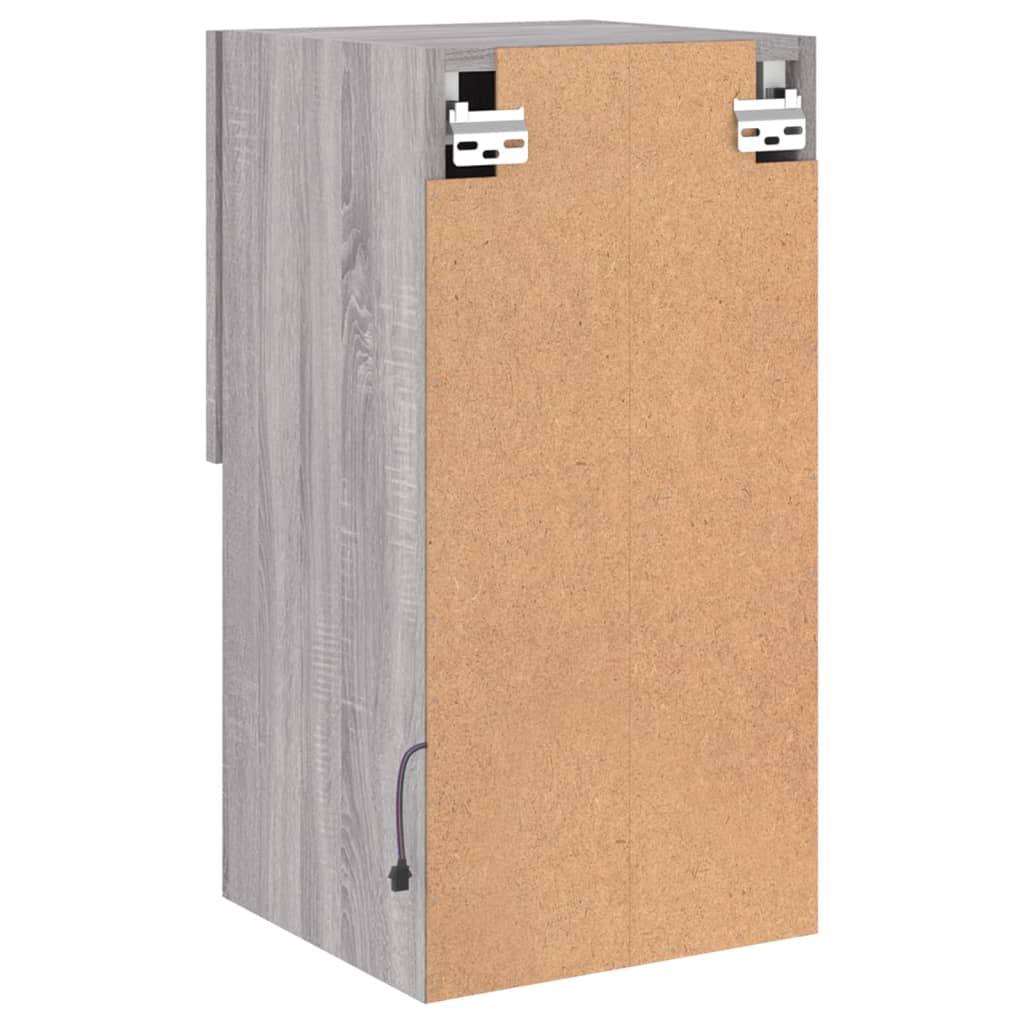 Meubles TV avec lumières LED 2 pcs sonoma gris 30,5x30x60 cm - XIOS