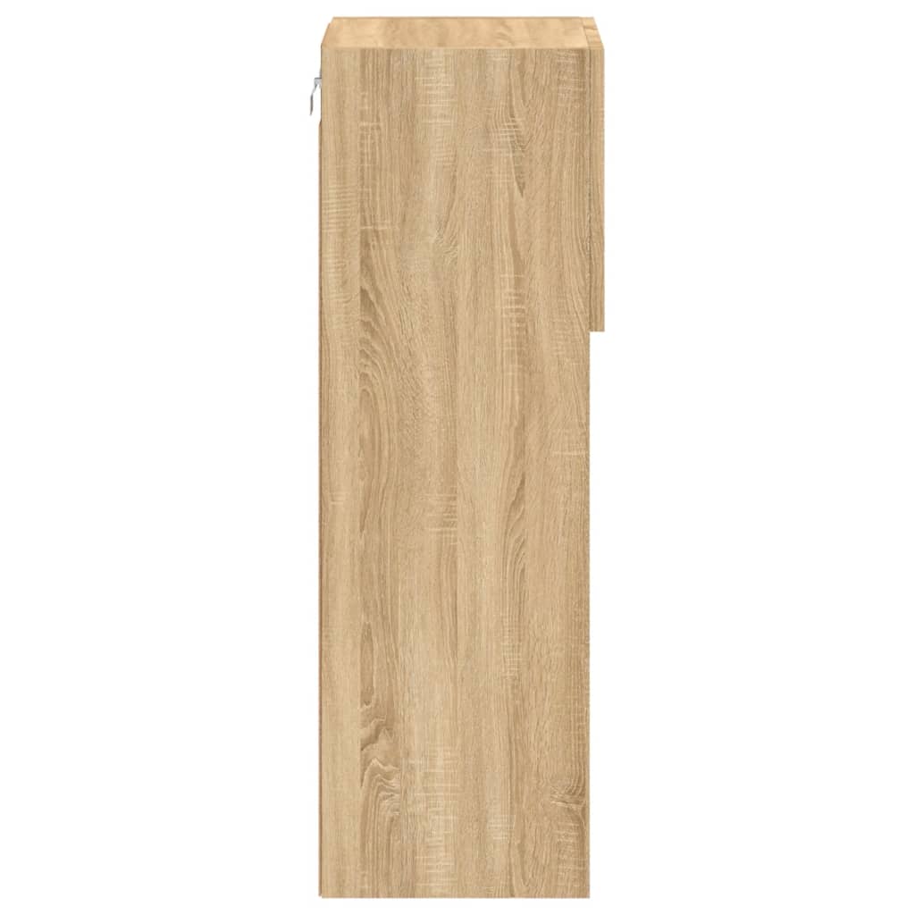 Meuble TV avec lumières LED chêne sonoma 30,5x30x90 cm - XIOS