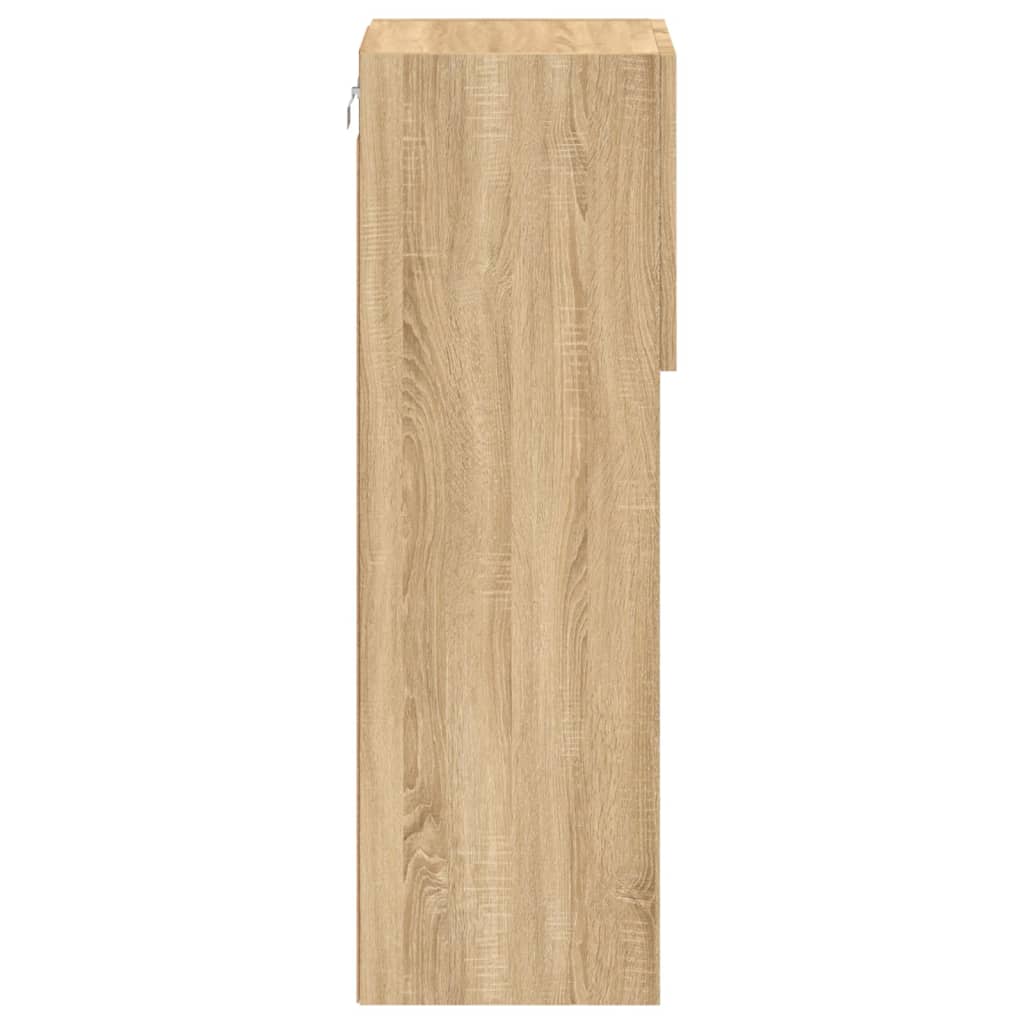 Meubles TV avec lumières LED 2 pcs chêne sonoma 30,5x30x90 cm - XIOS