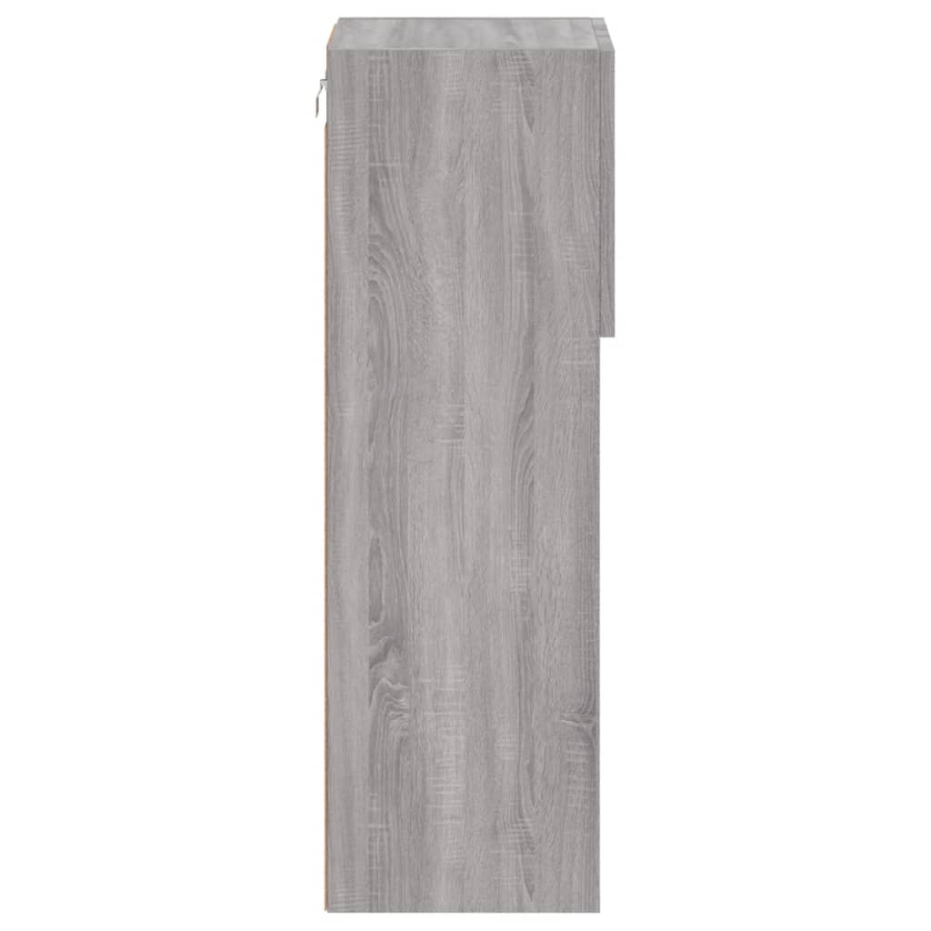 Meuble TV avec lumières LED sonoma gris 30,5x30x90 cm - XIOS
