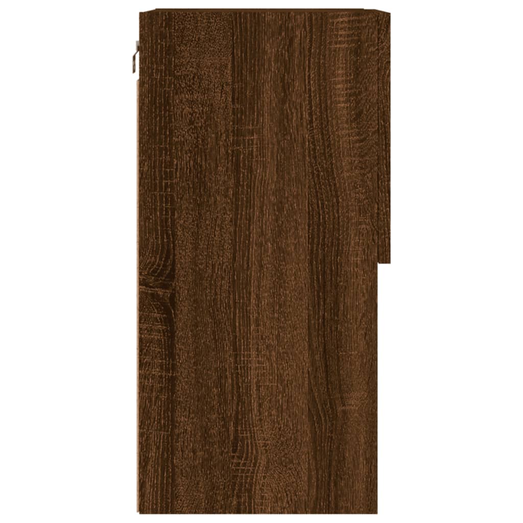 Meuble TV avec lumières LED chêne marron 40,5x30x60 cm - XIOS