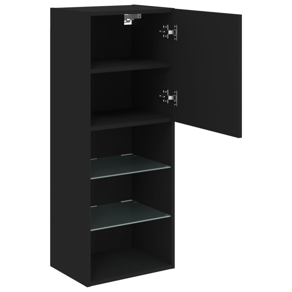 Meuble TV avec lumières LED noir 40,5x30x102 cm - XIOS