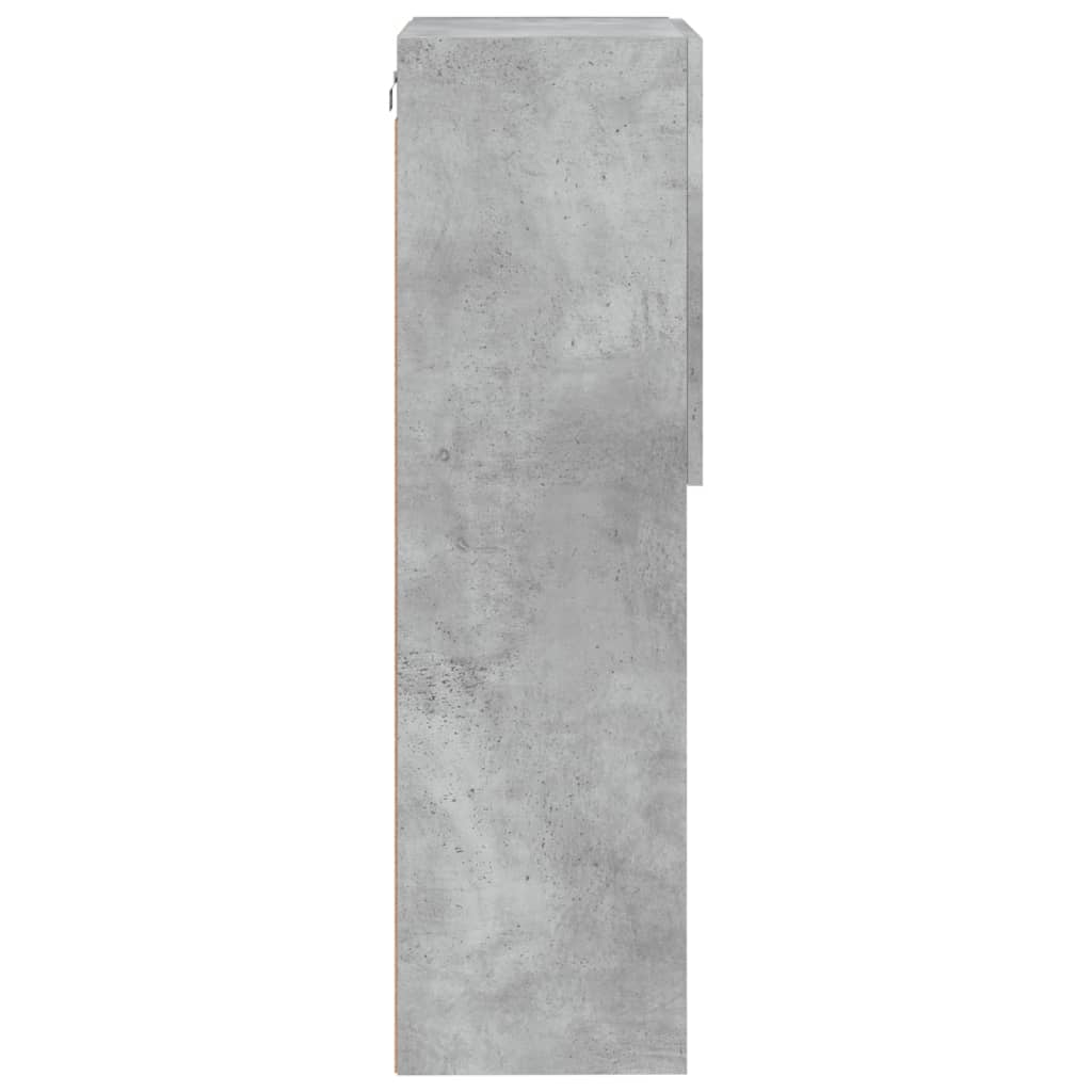 Meuble TV avec lumières LED gris béton 40,5x30x102 cm - XIOS