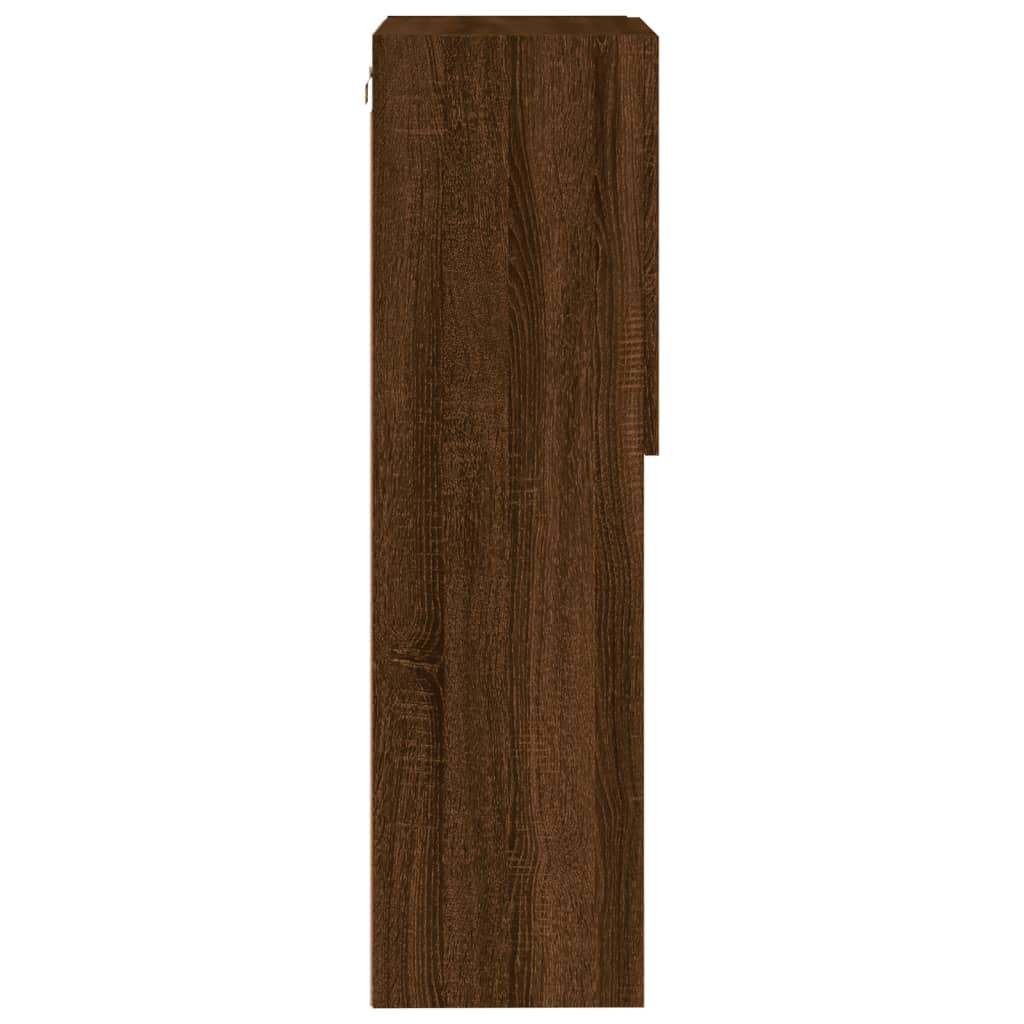 Meuble TV avec lumières LED chêne marron 40,5x30x102 cm - XIOS