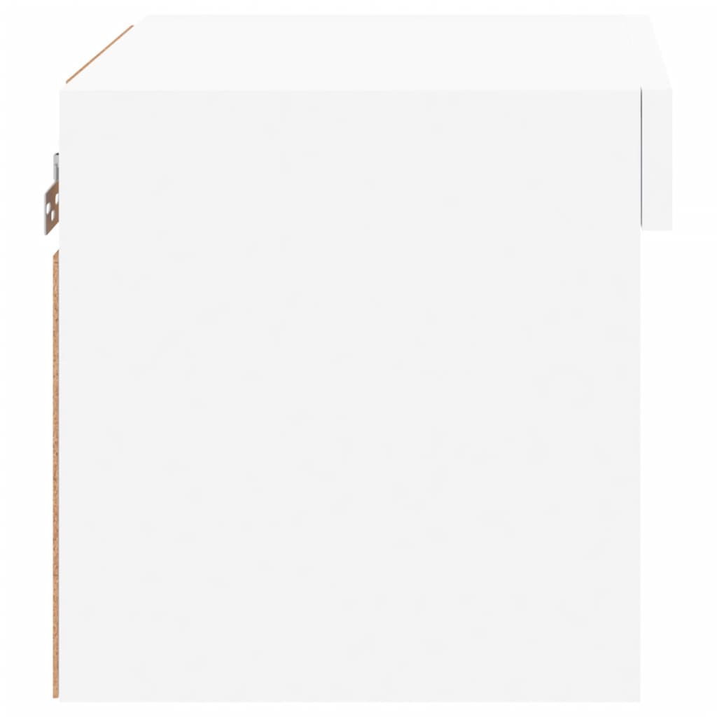 Table de chevet murale avec lumières LED blanc - XIOS