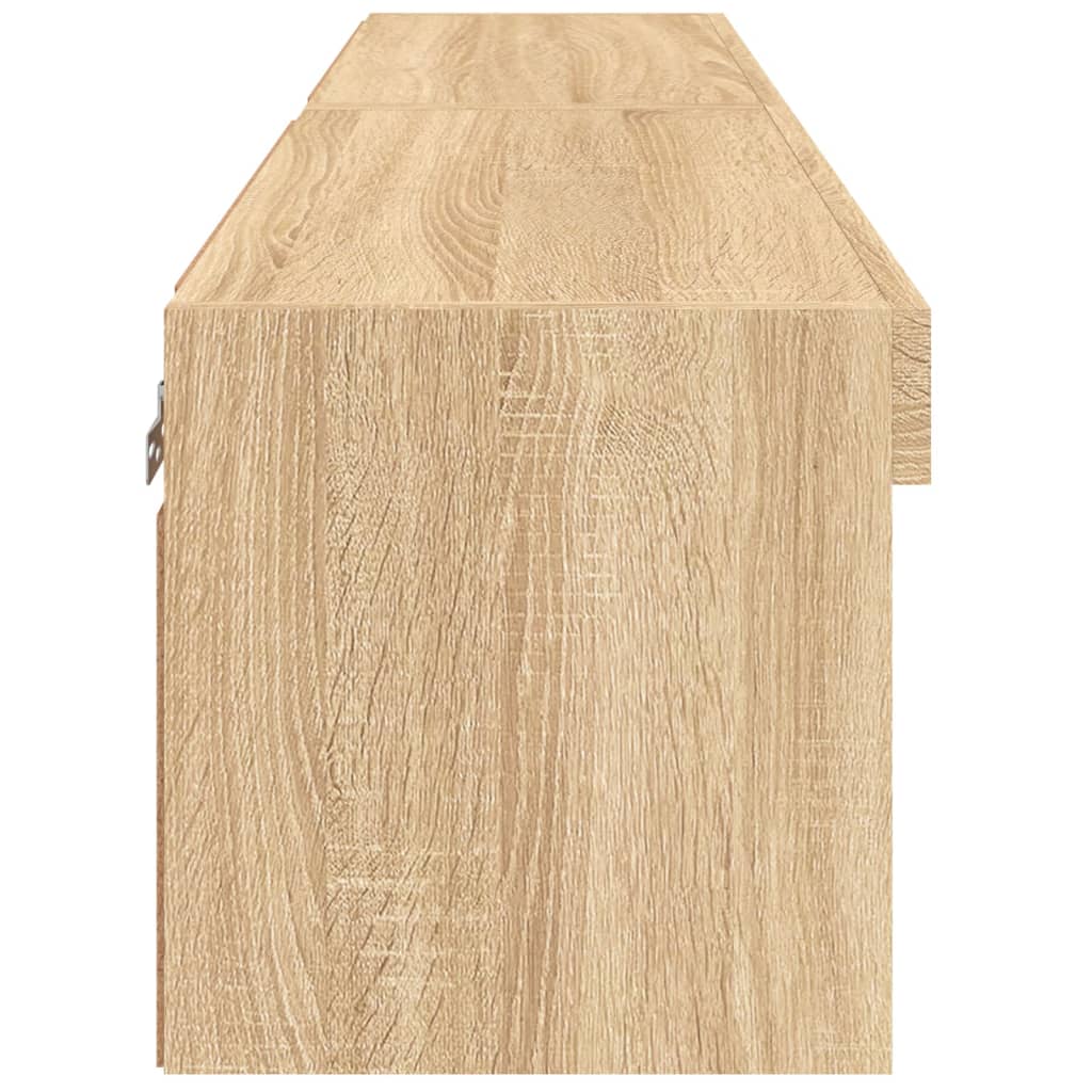 Meubles TV avec lumières LED 2 pcs chêne sonoma 60x30x30 cm - XIOS