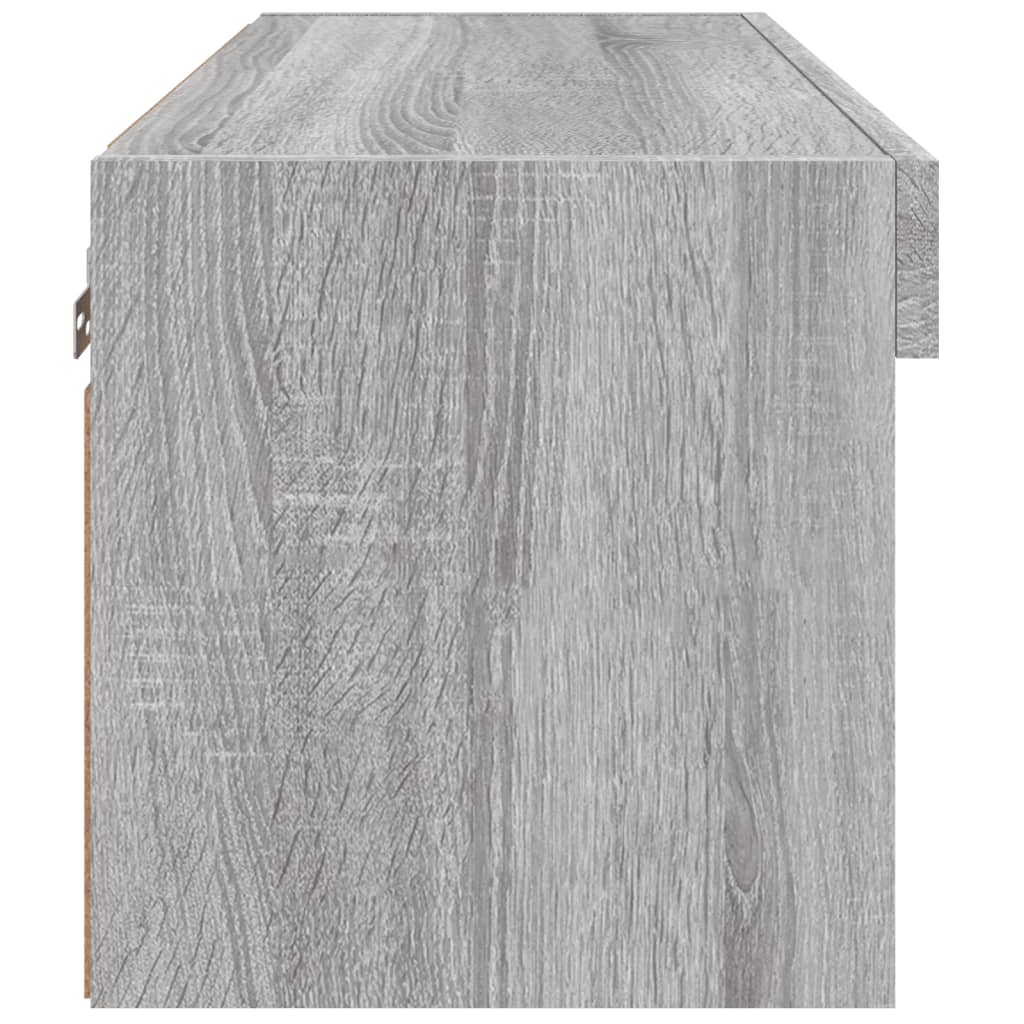Meuble TV avec lumières LED sonoma gris 60x30x30 cm - XIOS