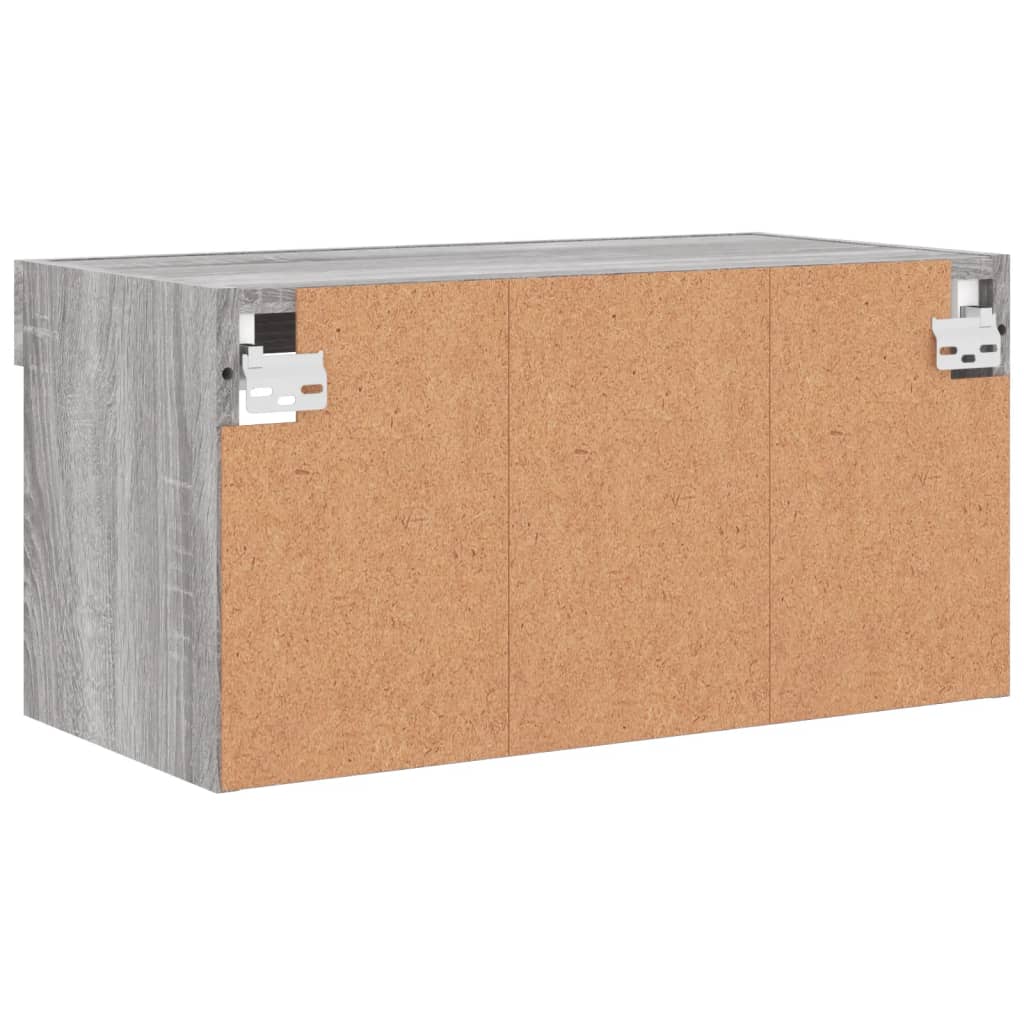 Meuble TV avec lumières LED sonoma gris 60x30x30 cm - XIOS
