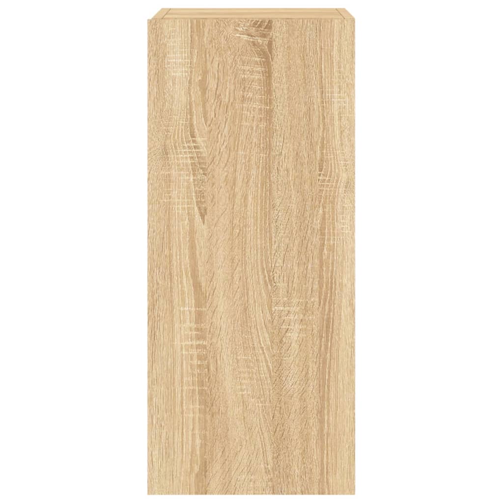 Meubles TV muraux lumières LED 2 pcs chêne sonoma 30,5x35x70 cm - XIOS