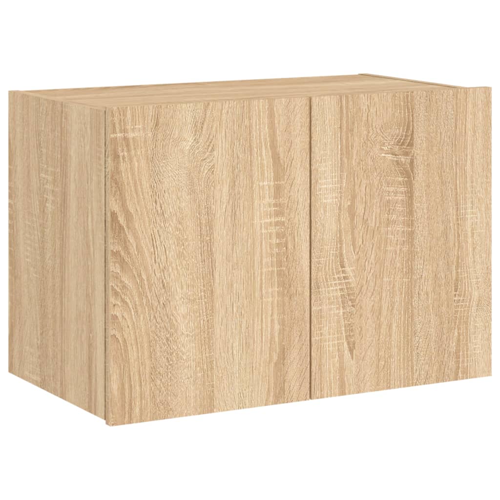 Meuble TV mural avec lumières LED chêne sonoma 60x35x41 cm - XIOS