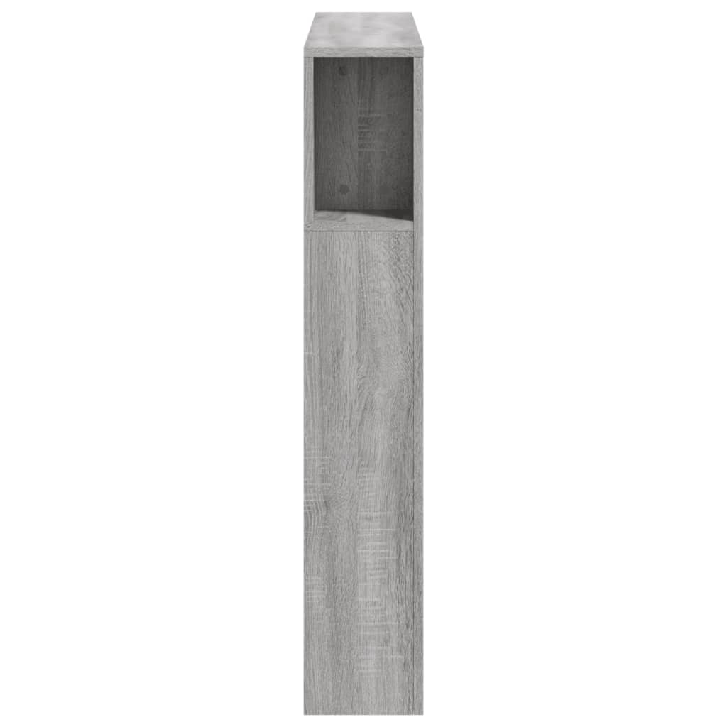 Tête de lit à LED sonoma gris 100x18,5x103,5 cm bois ingénierie - XIOS