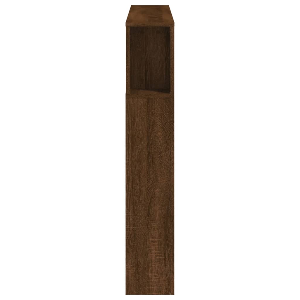 Tête de lit à LED chêne marron 120x18,5x103,5cm bois ingénierie - XIOS