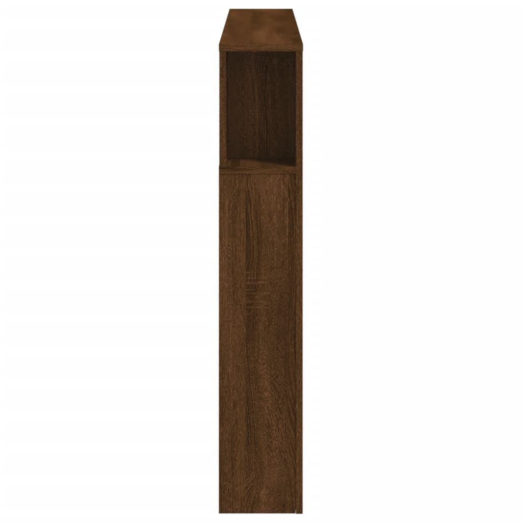 Tête de lit à LED chêne marron 140x18,5x103,5cm bois ingénierie - XIOS