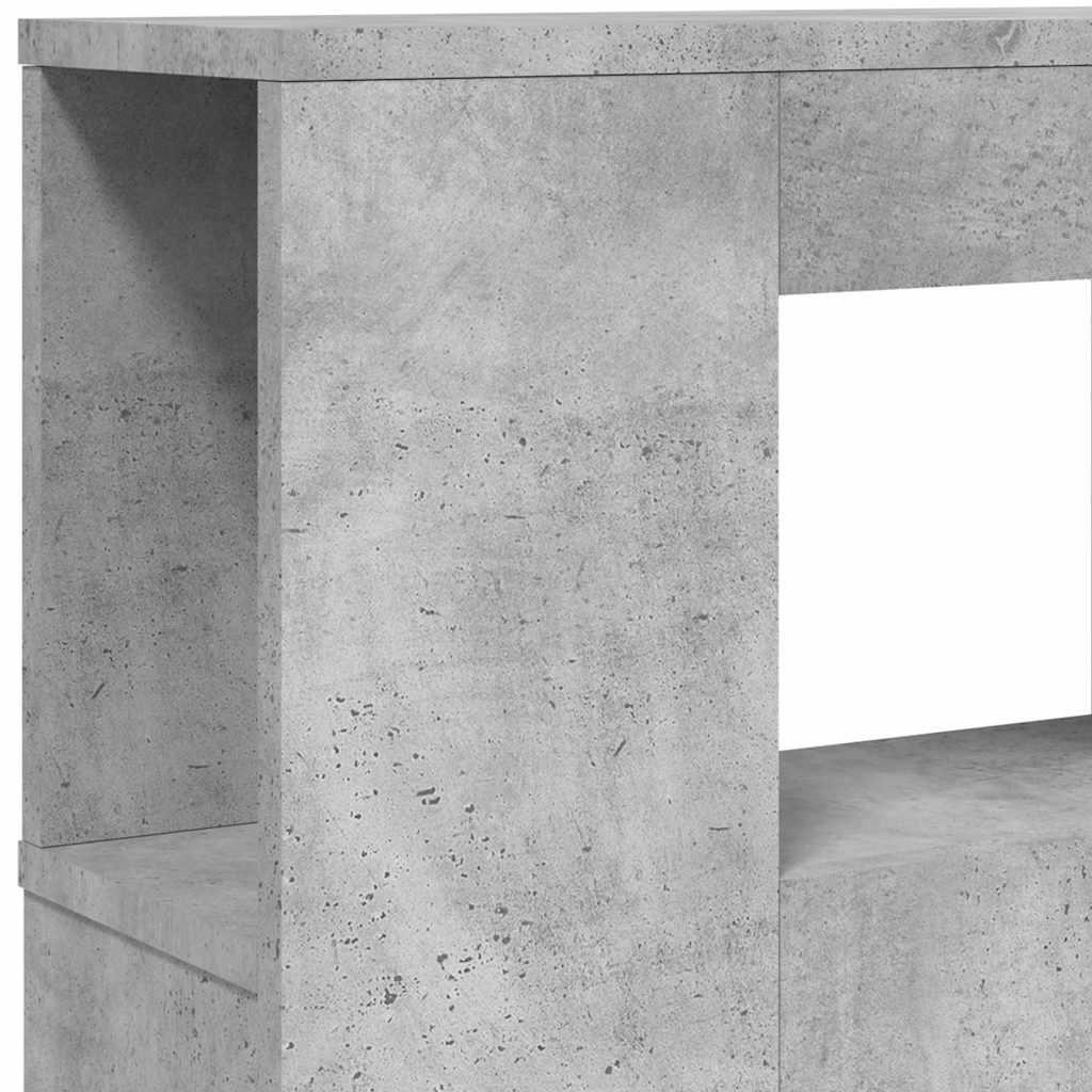 Tête de lit à LED gris béton 180x18,5x103,5cm bois d'ingénierie - XIOS