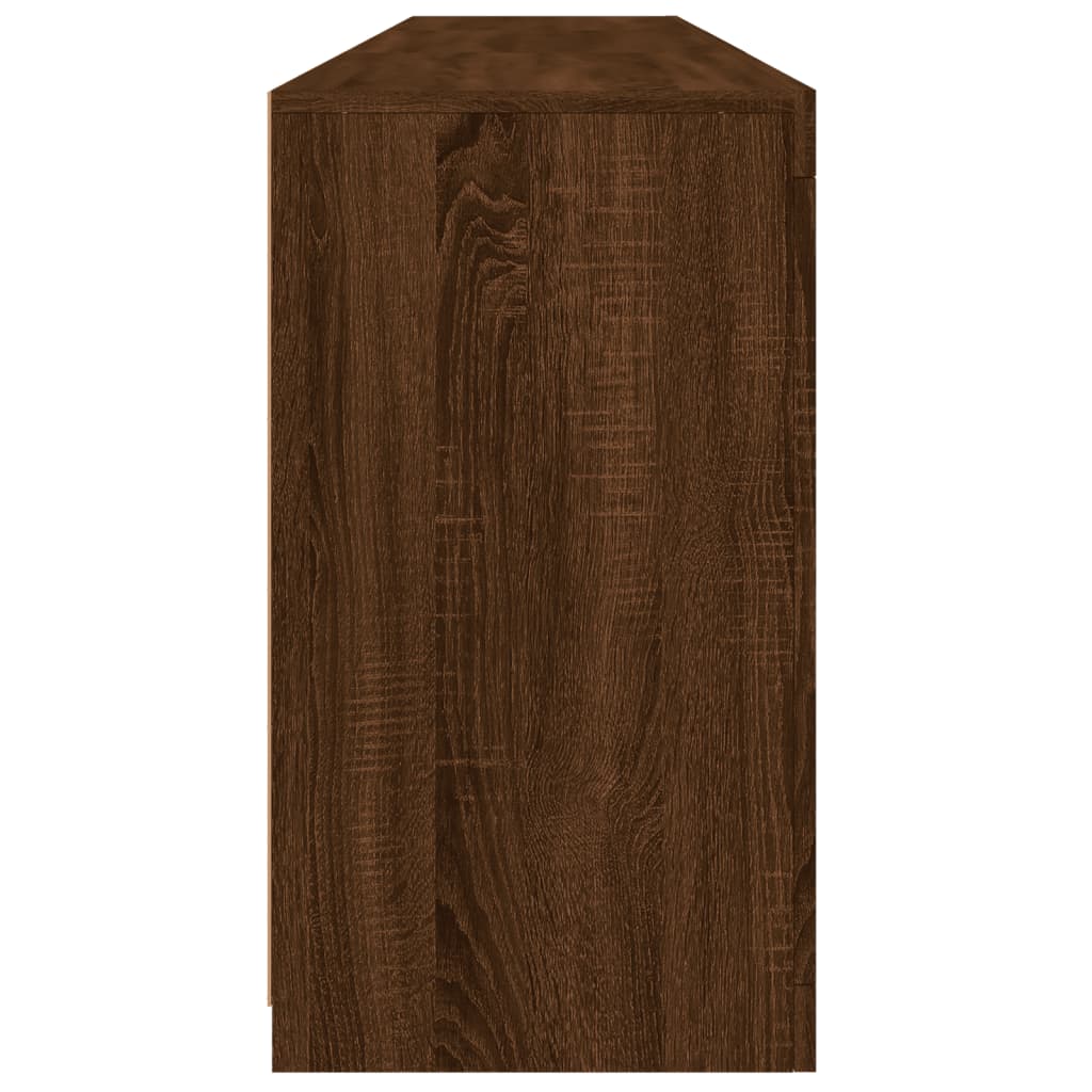 Buffet avec lumières LED chêne marron 181,5x37x67 cm - XIOS