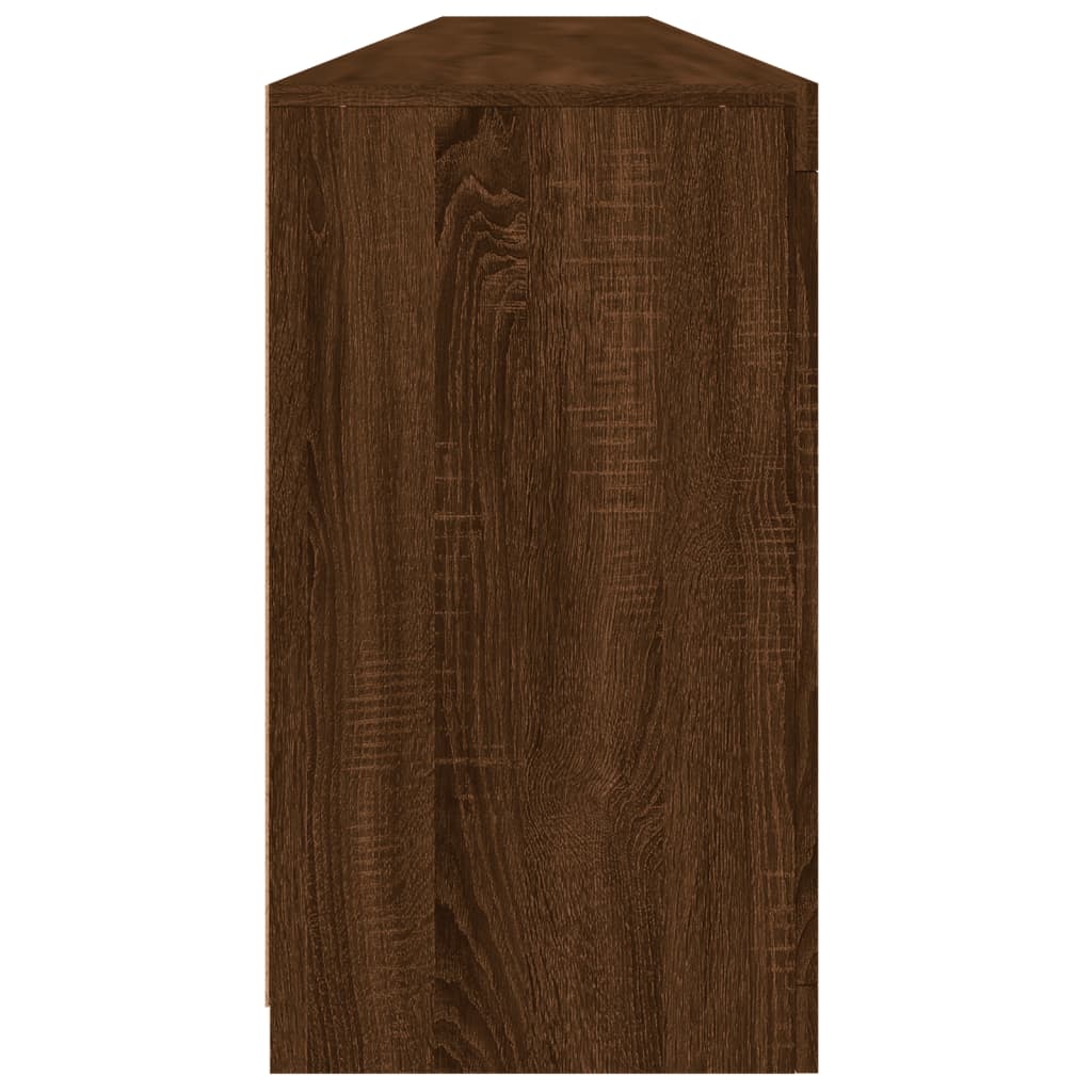 Buffet avec lumières LED chêne marron 283x37x67 cm - XIOS