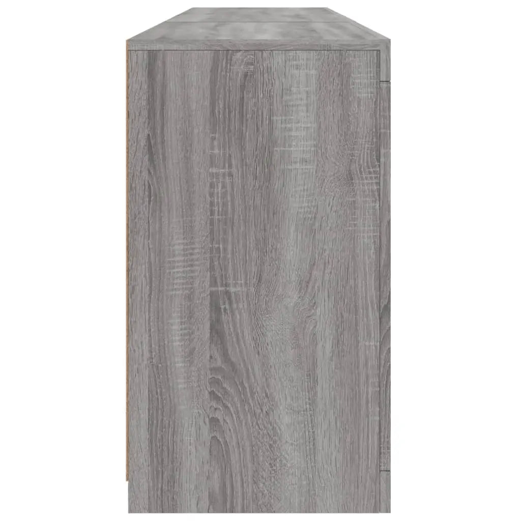 Buffet avec lumières LED sonoma gris 162x37x67 cm - XIOS