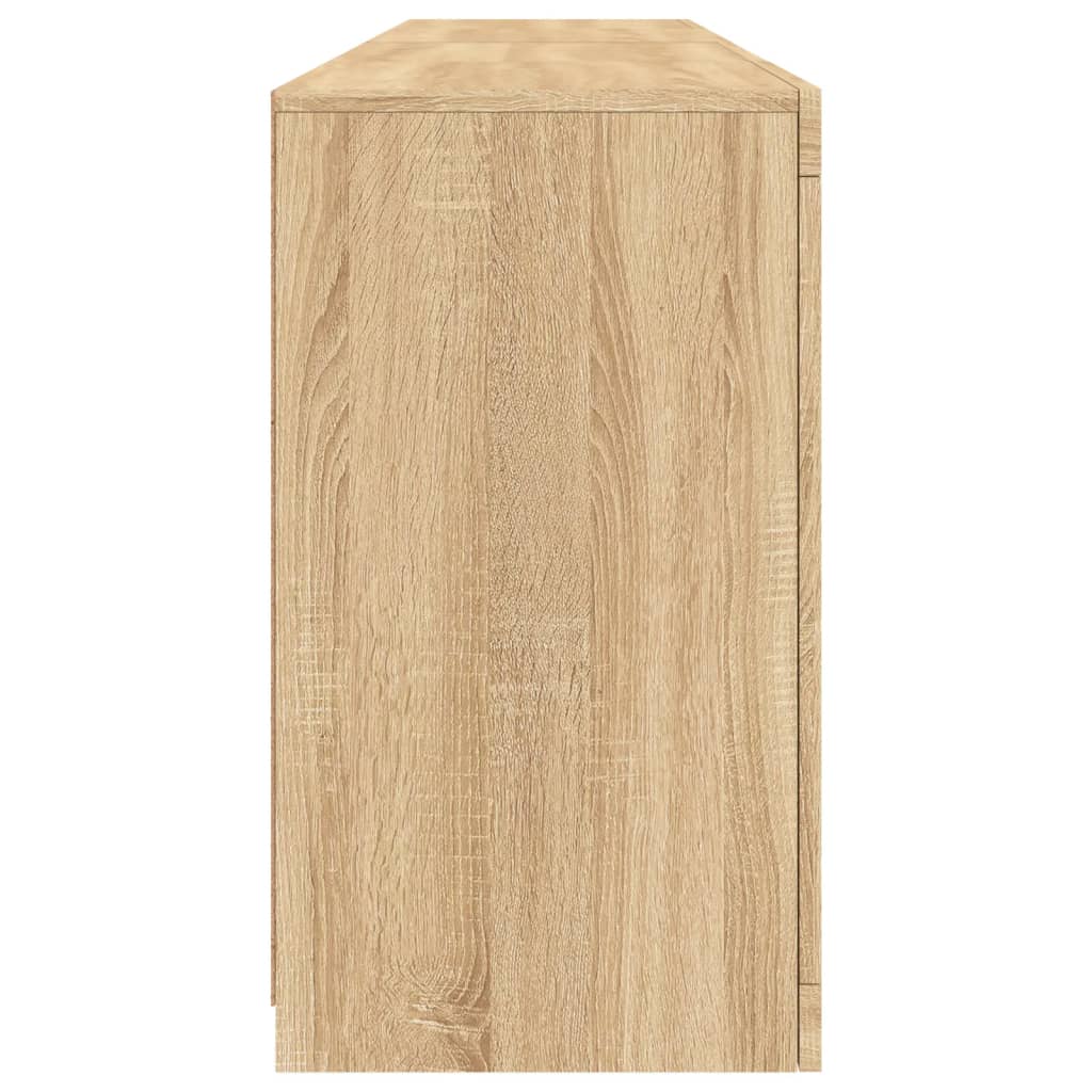 Buffet avec lumières LED chêne sonoma 164x37x67 cm Buffets & bahuts vidaXL