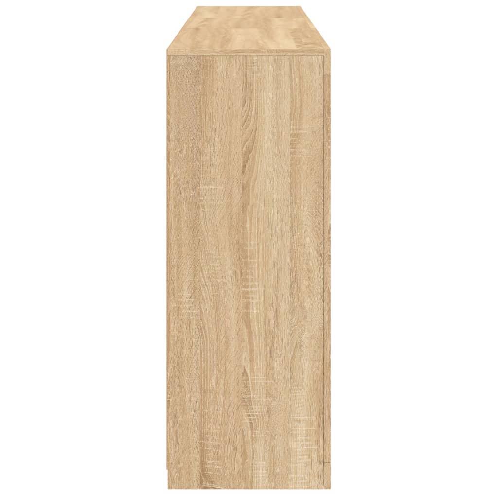 Buffet avec lumières LED chêne sonoma 162x37x100 cm - XIOS