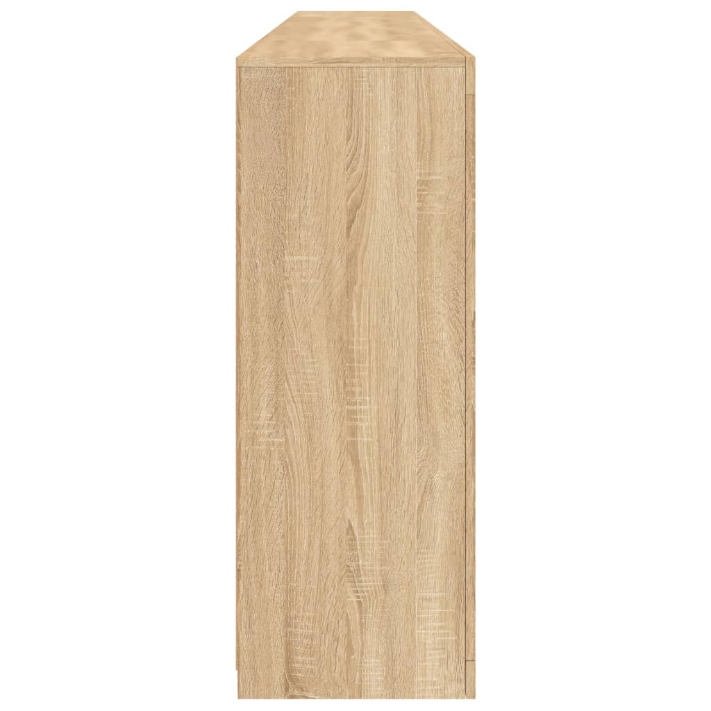 Buffet avec lumières LED chêne sonoma 162x37x100 cm - XIOS
