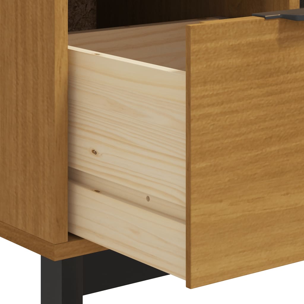 Commode FLAM 110x40x80 cm bois de pin massif - XIOS