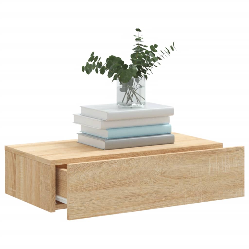 Meuble TV avec éclairage LED chêne sonoma 60x35x15,5 cm - XIOS